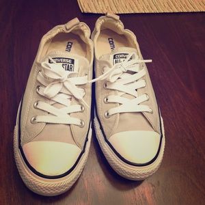 Converse casual shoes. Tan. Size 9.